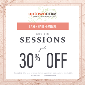 Laser hair removal offer