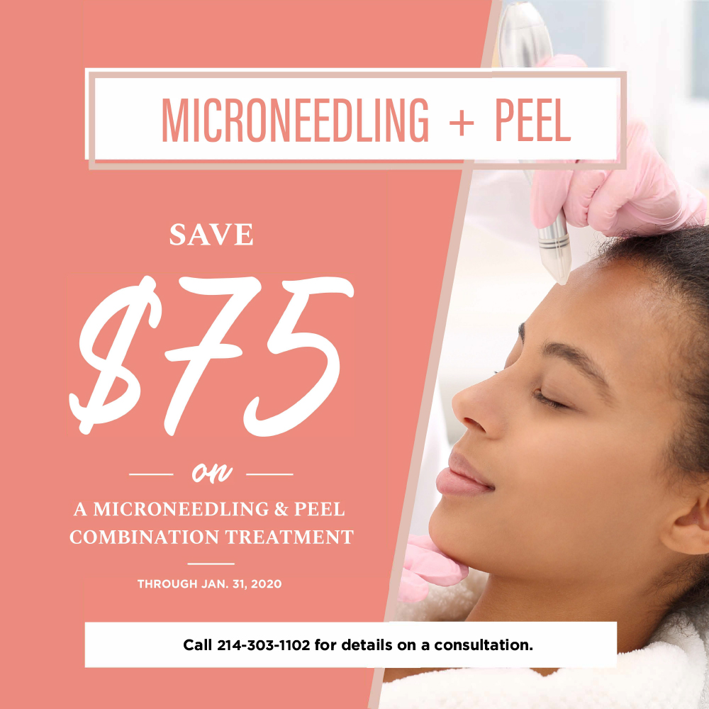 Microneedling Offer - Save up to $75 off a combo treatment